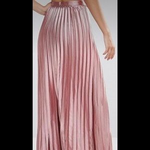 TFNC London Dusty Pink Maxi skirt
